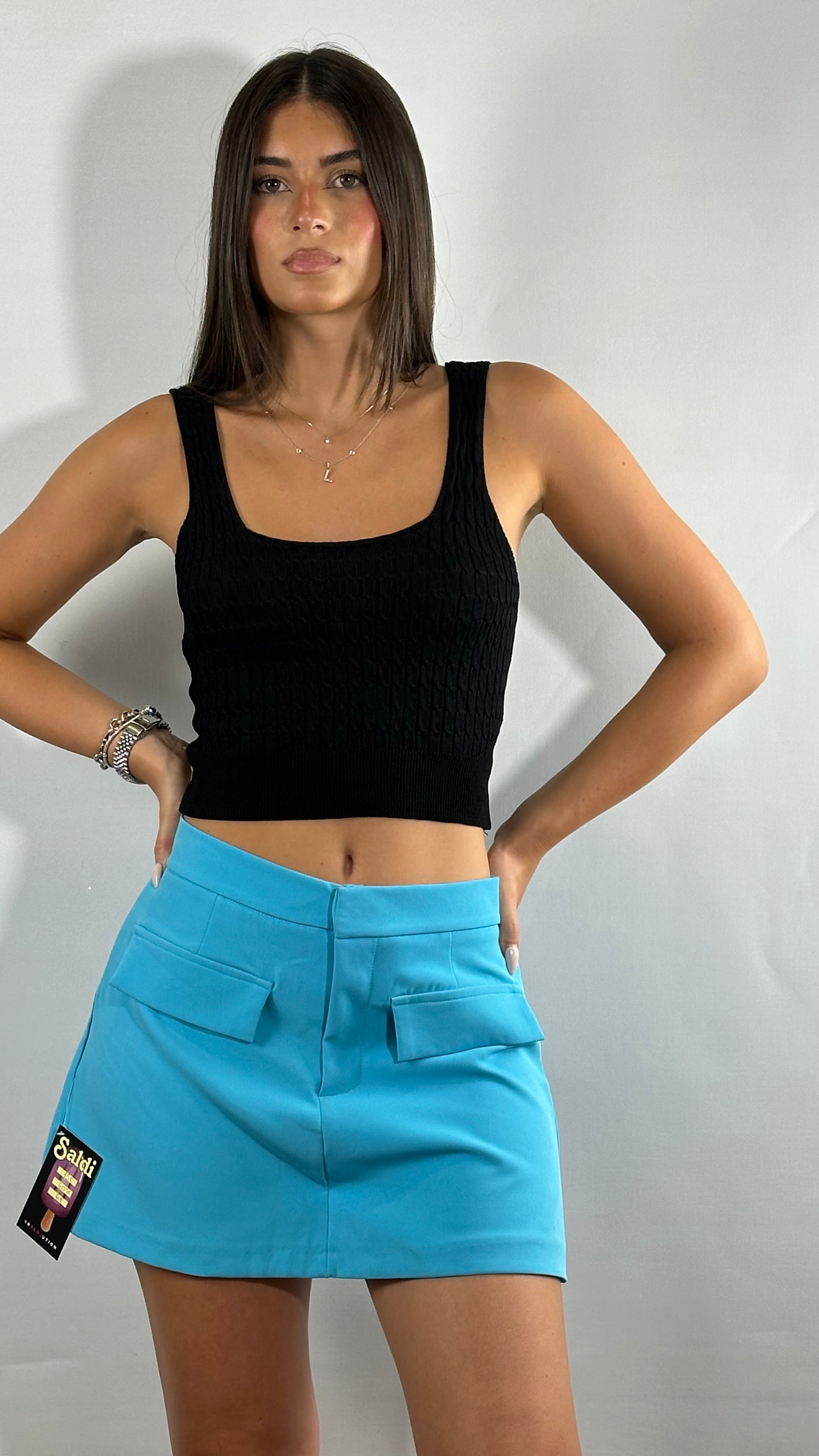 Short azzurro