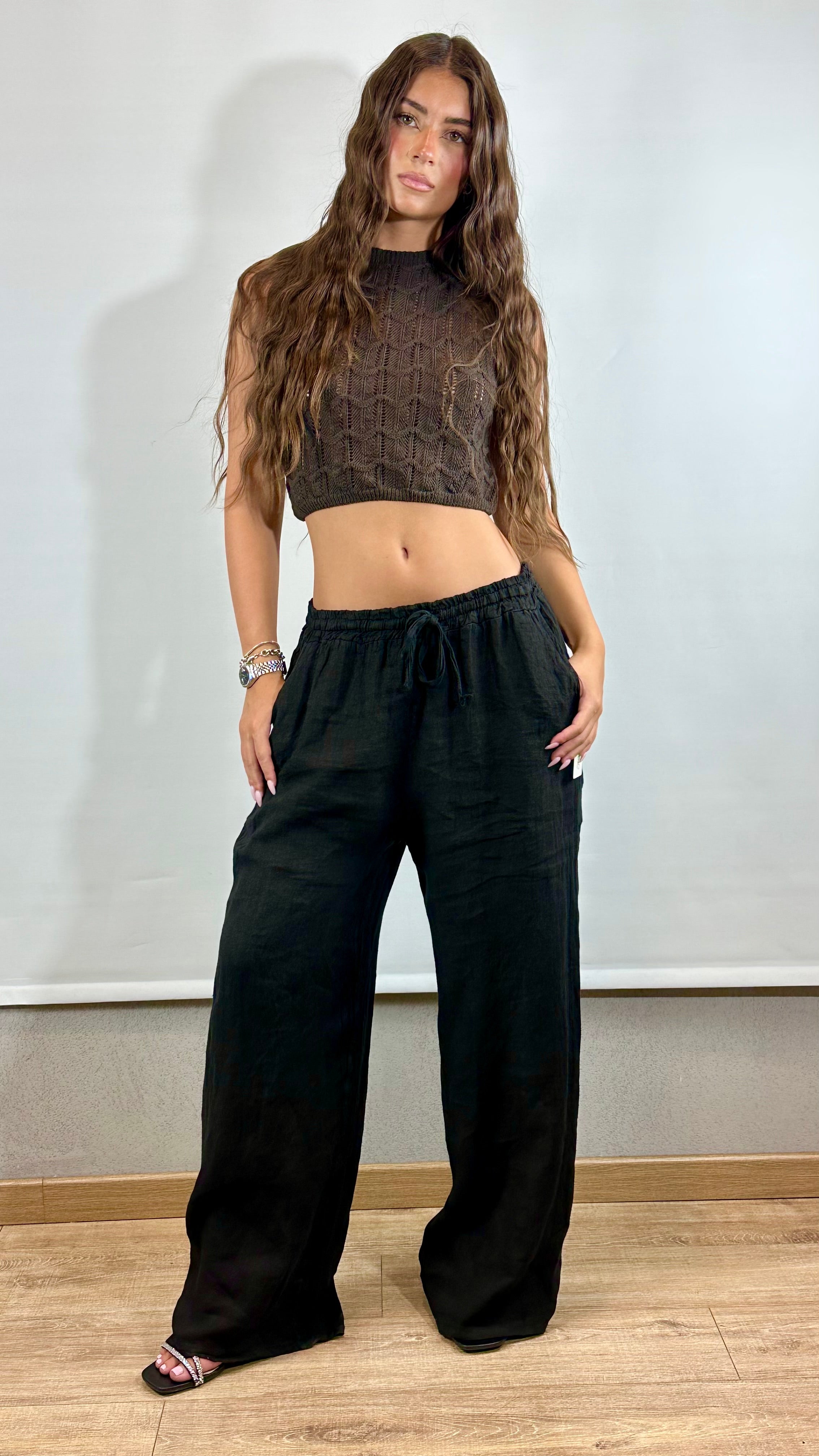 Pantalone Puro Lino