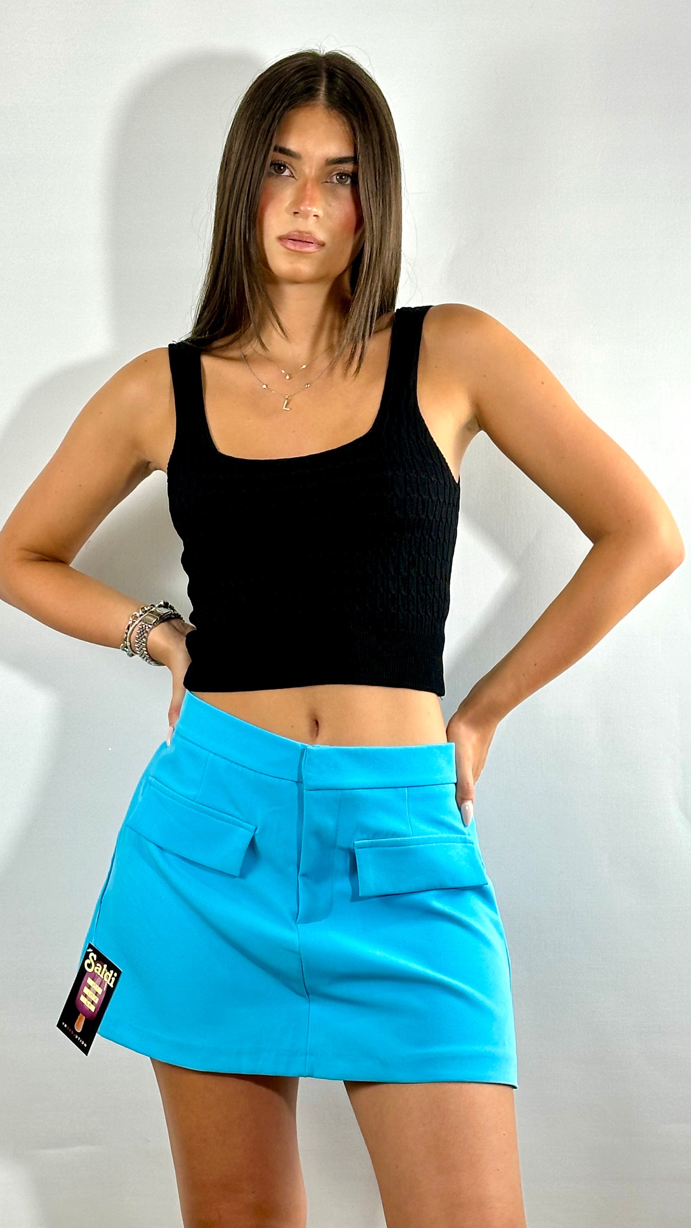 Short azzurro