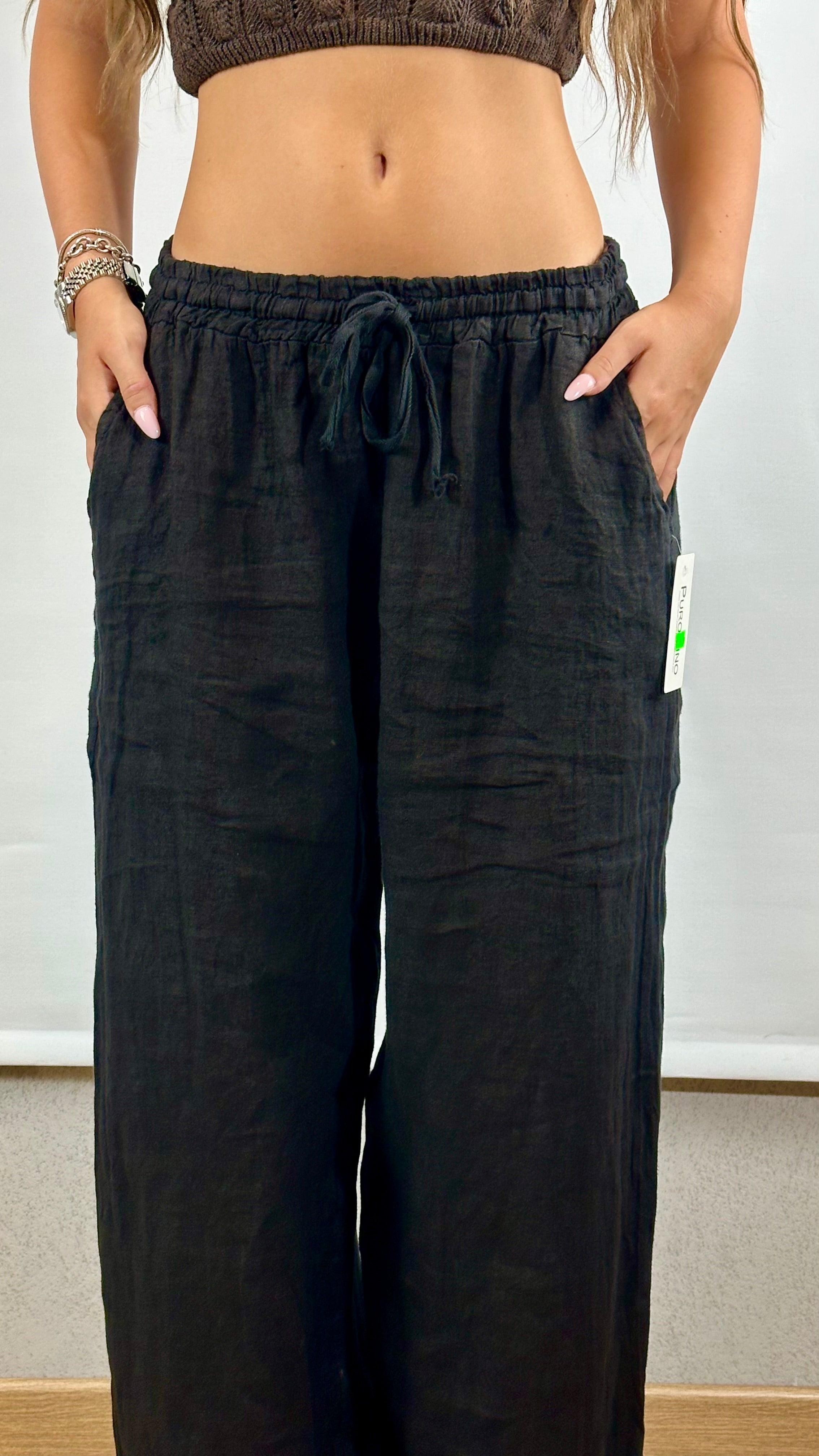 Pantalone Puro Lino