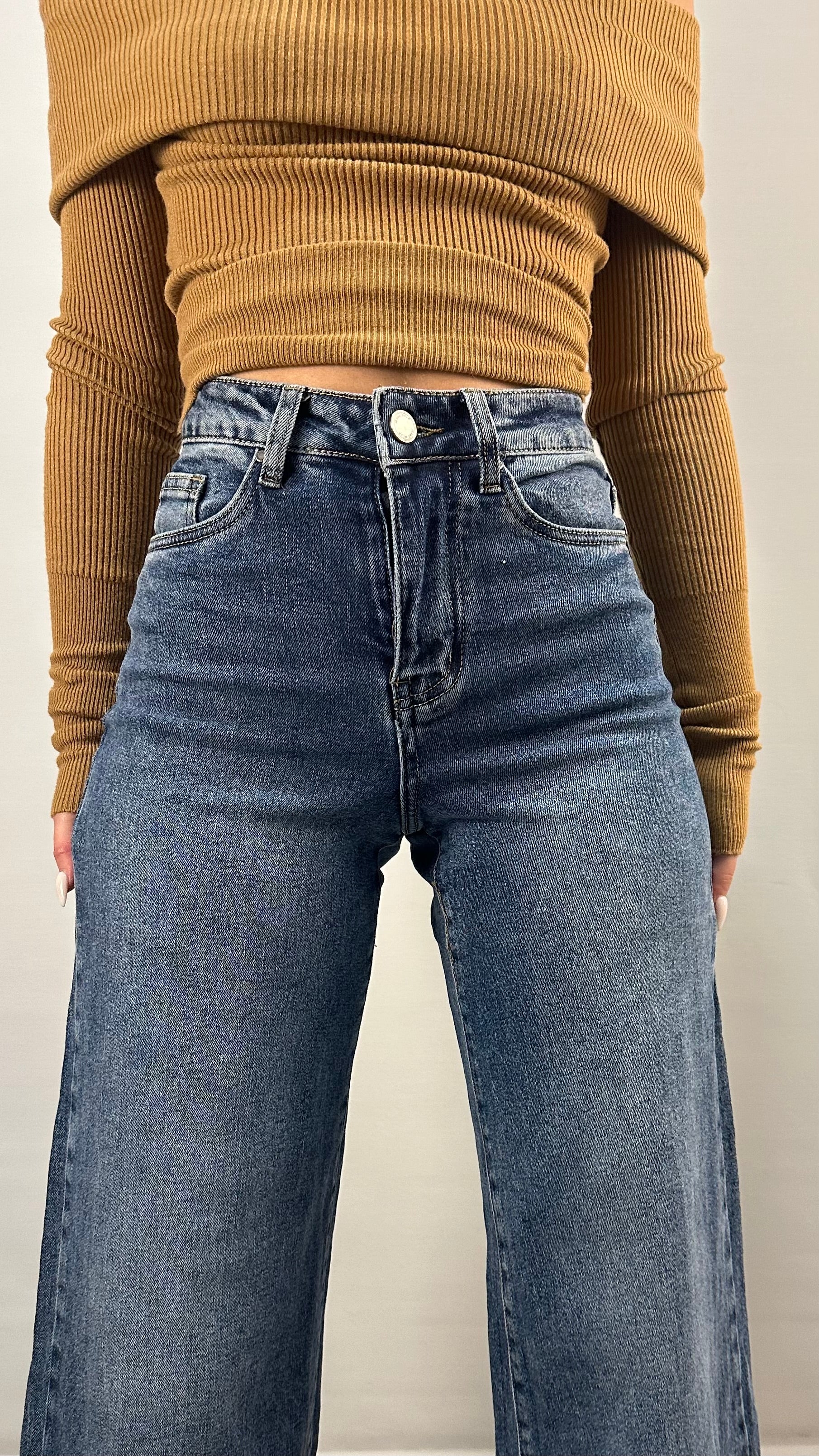 Jeans blu denim